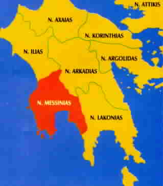 Peloponnese Map